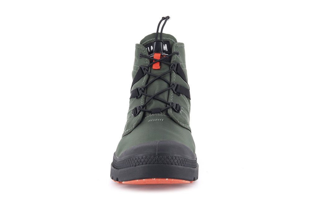 Botas Palladium PAMPA TRAVEL LITE+ WATERPROOF Hombre Verde Oliva | Costa Rica-71906